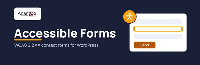 Accessible WordPress plugin demos — Accessible Forms plugin banner